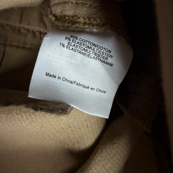 Tory Burch Lucitano Skirt in Beach Wood Corduroy Mini Buttons Size 0 EUC - Picture 6 of 9